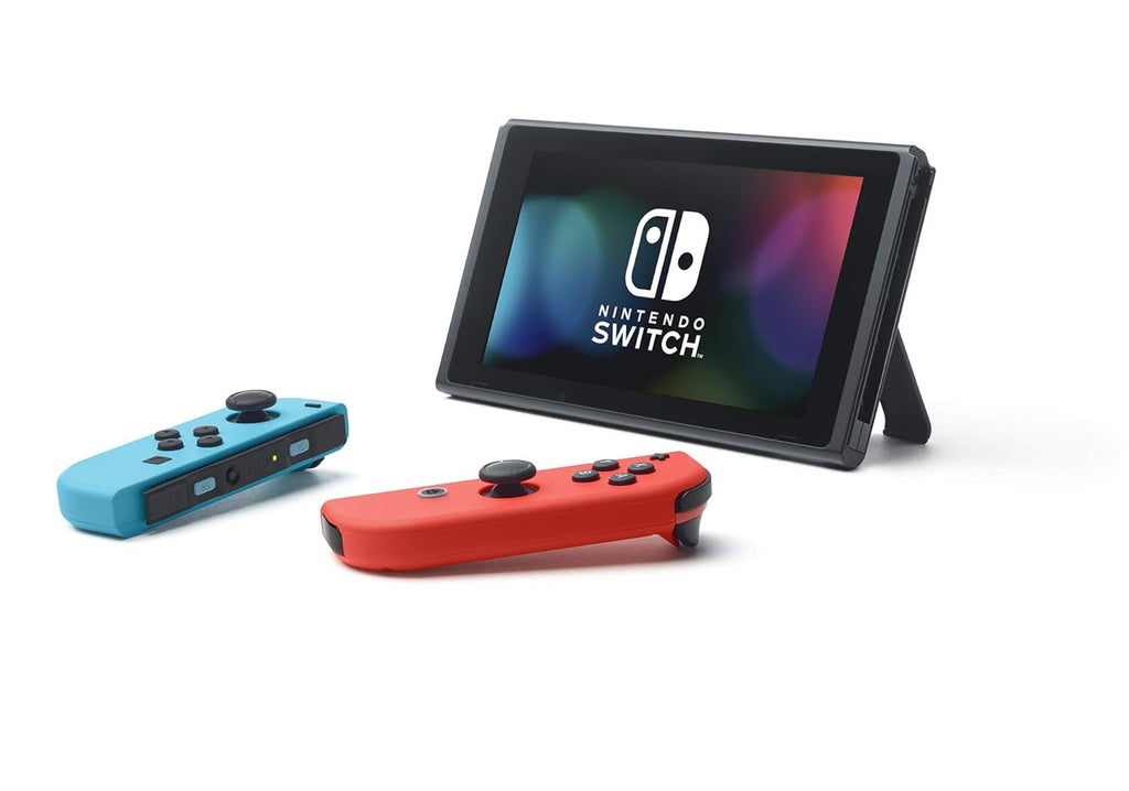 Nintendo Switch OLED Model with Neon Red & Neon Blue Joy-Con Powever Bundle (Japan Spec)