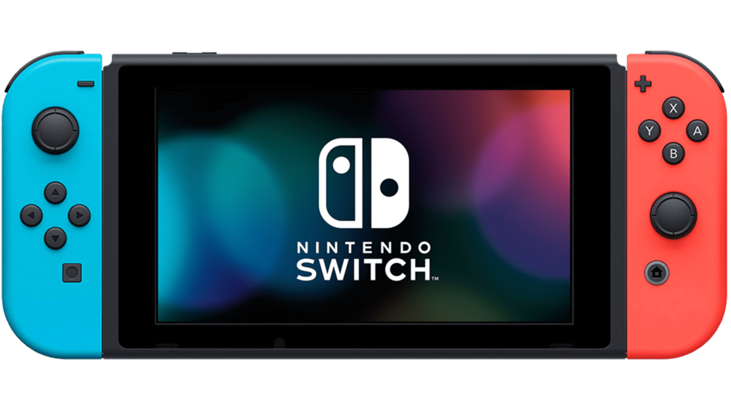 Restored Nintendo Switch Console with Two Joy-Con Bundle - Blue/Red & Gray (Refurbished)