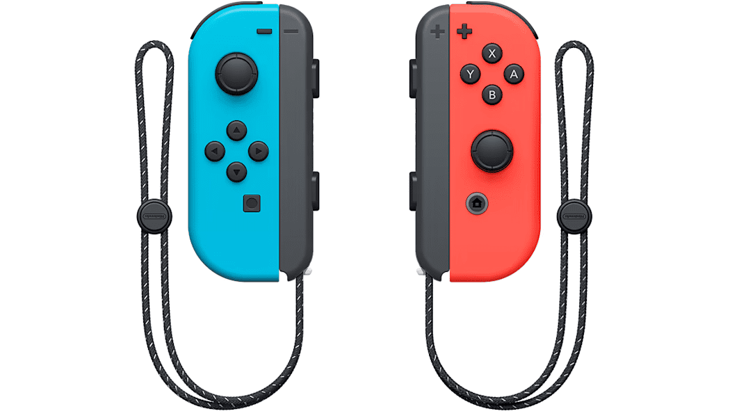 Restored Nintendo Switch Console with Two Joy-Con Bundle - Blue/Red & Gray (Refurbished)