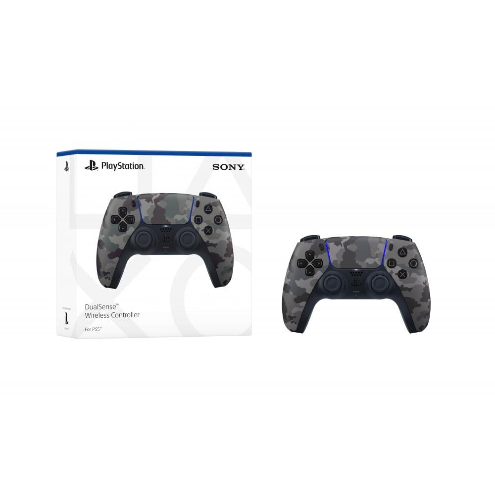 PlayStation 5 Digital Slim Console + PlayStation 5 DualSense Wireless Controller Gray Camouflage - Includes PS5 Console & DualSense Controller