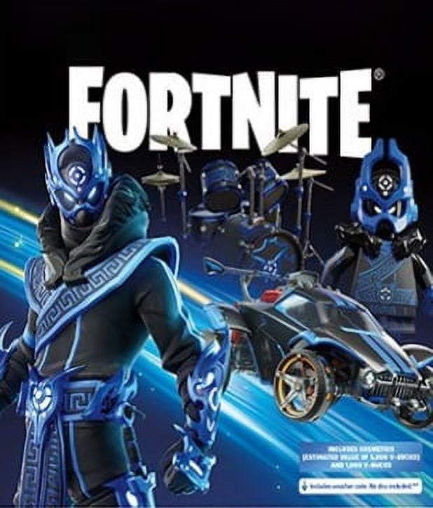 PlayStation 5 Slim Digital 1TB SSD Fortnite Cobalt Star Console with Two Controllers, White and Cosmic Red DualSense and Hard Shell Protective Controller Case - PS5 Slim Digital Console