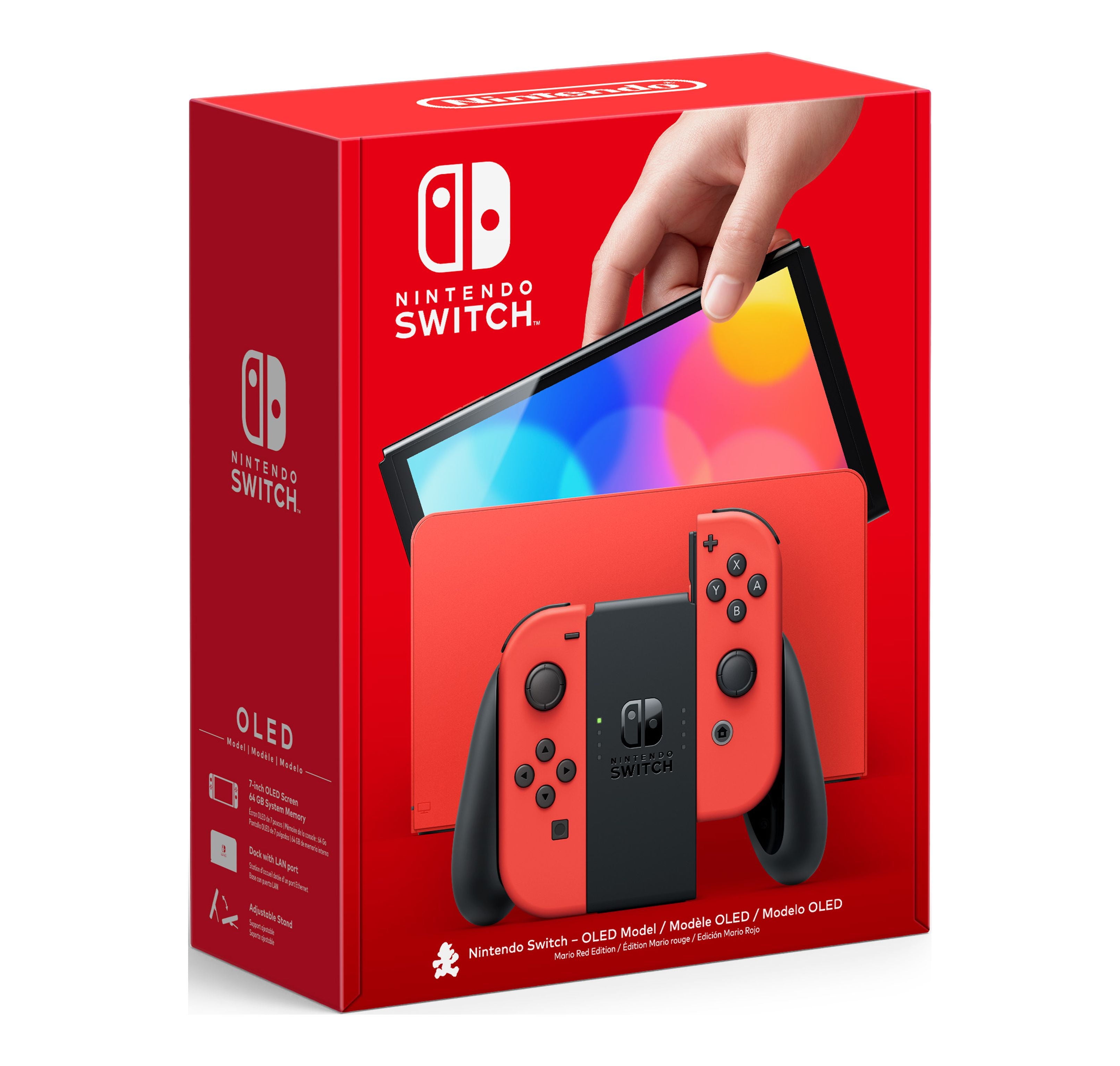 Nintendo Switch OLED 64 GB Console with Joy-Con, White