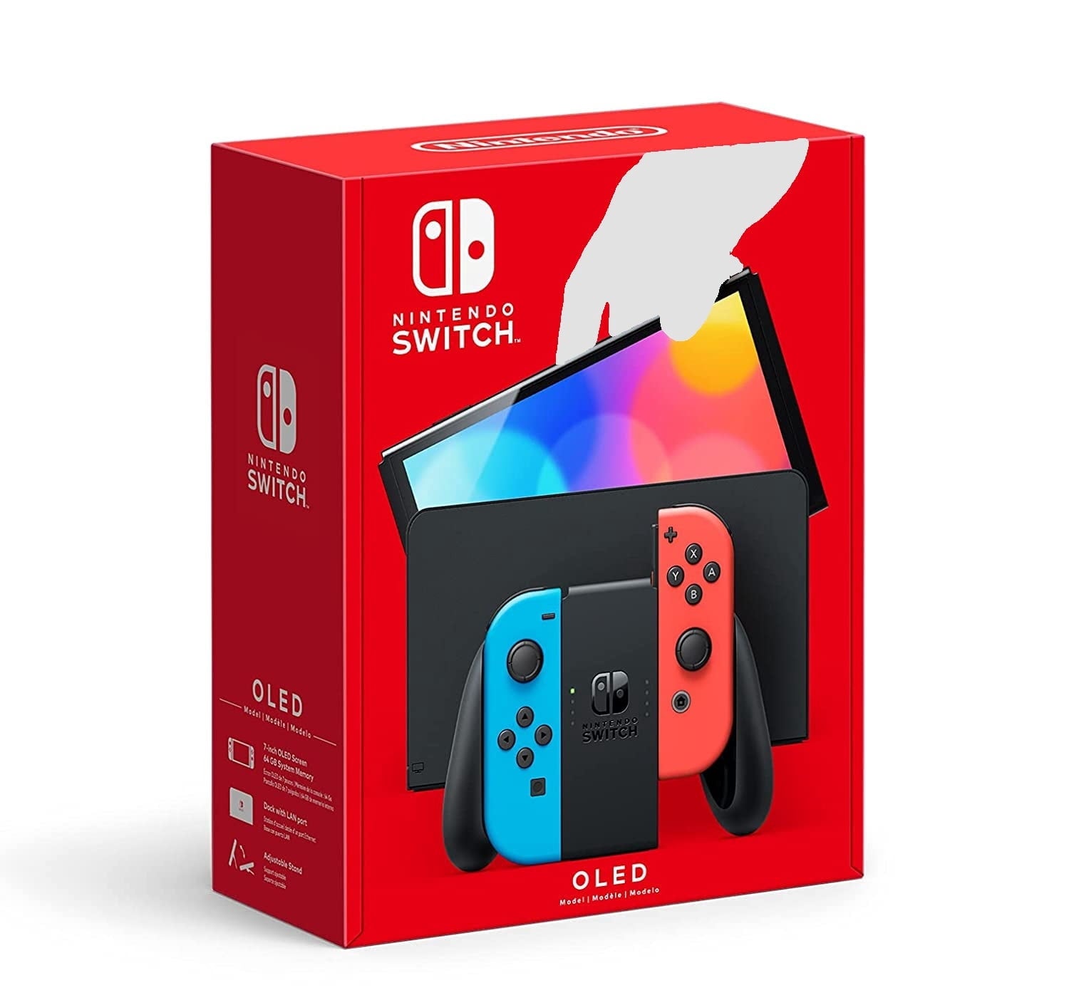 Nintendo Switch - OLED Model Console/64 GB Internal Storage with White Joy-Con