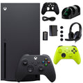 Xbox Series X 1TB Console with Extra Green Controller Accessories Kit Microsoft