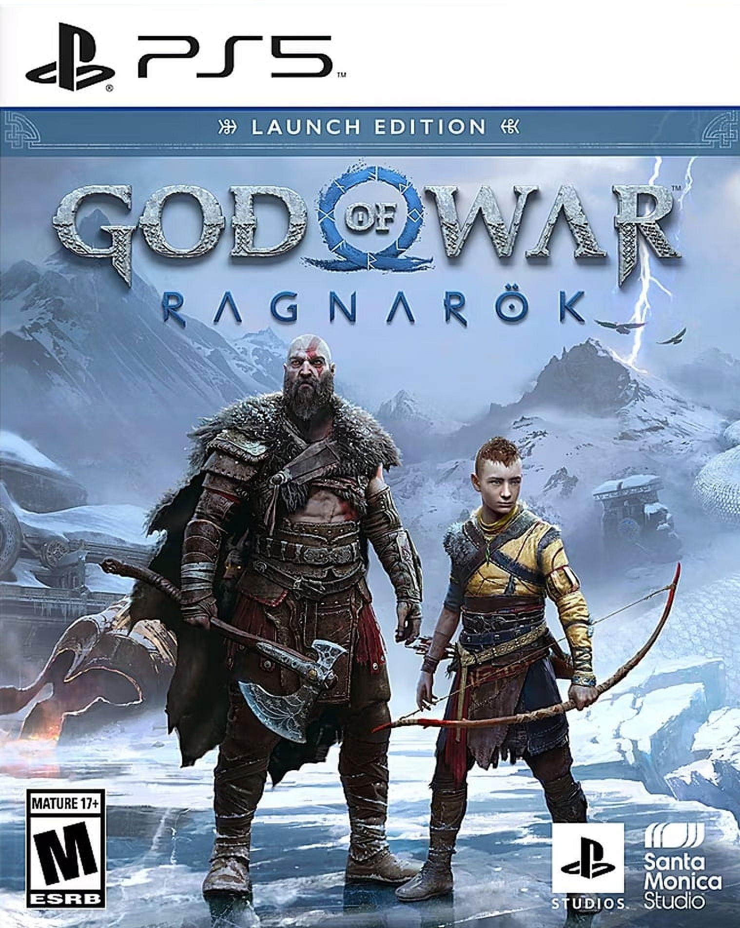 2023 New PlayStation 5 Slim Disc Edition God of War Ragnarok Bundle with Portal Remote Player and Mytrix 8K HDMI Ultra High Speed Cable - White, Slim PS5 1TB PCIe SSD Gaming Console