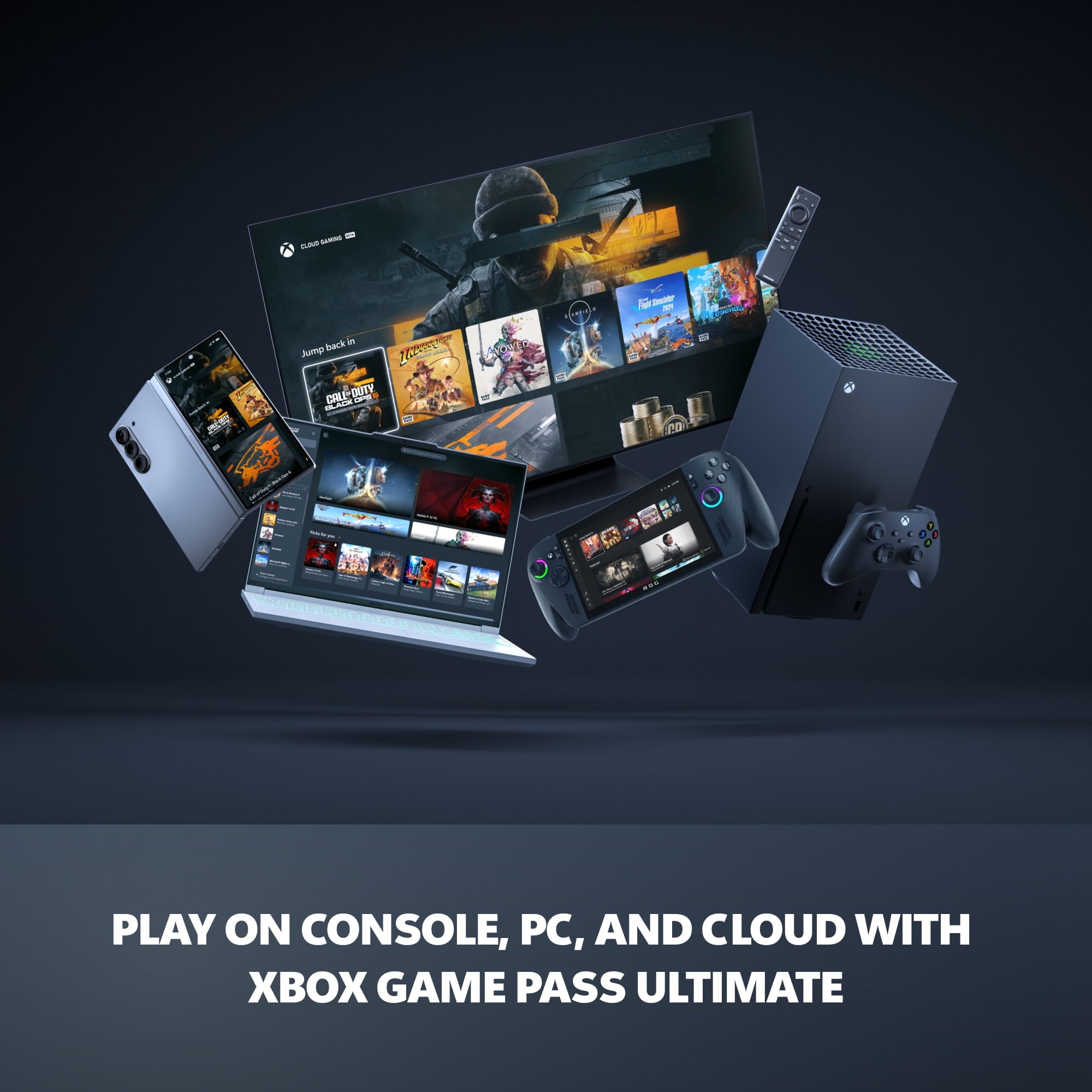 XBOX Series X - Gaming Console - 1TB SSD - Includes XBOX Wireless Controller - 4K Gaming - 120FPS - Carbon Black