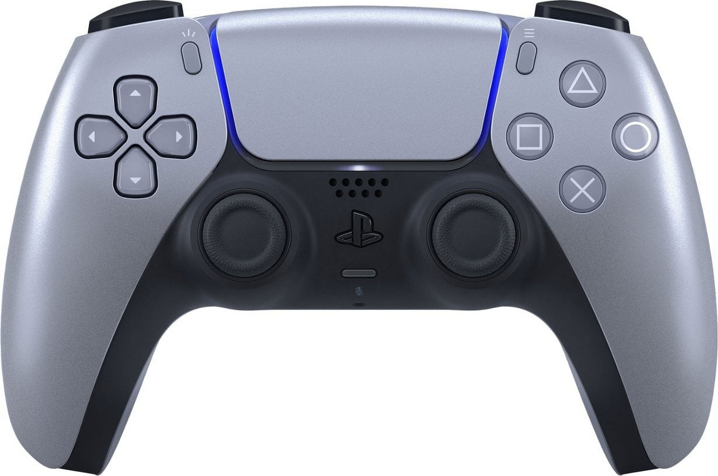 PlayStation 5 Pro 2TB SSD Digital Console with Two Controllers, White and Midnight Black DualSense and Mytrix Dual Controller Charger - Flagship PS5 Pro Console